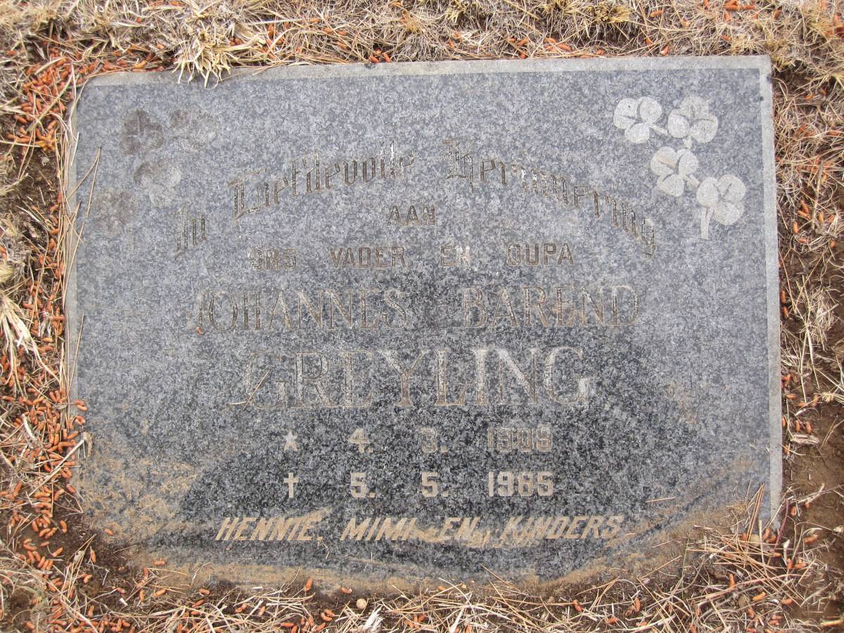 GREYLING Johannes Barend 1909-1965