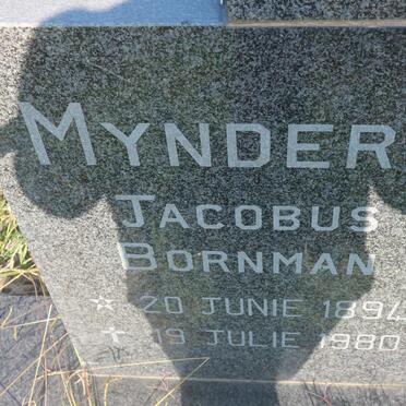 BESTER Mynderd Jacobus Bornman 1894-1980 &amp; Louisa Isabella BOTHA 1906-1982