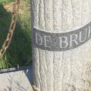 BRUIN Theunis D.J., de 1895-1964 &amp; Susara J. BOSHOFF 1899-1977