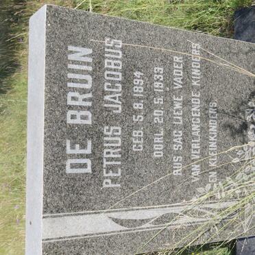 BRUIN Petrus Jacobus, de 1894-1933