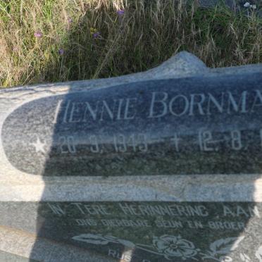 BORNMAN Hennie 1943-1966