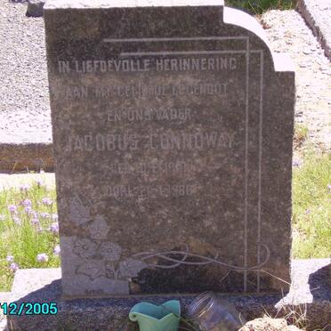CONNOWAY Jacobus 1910-1968