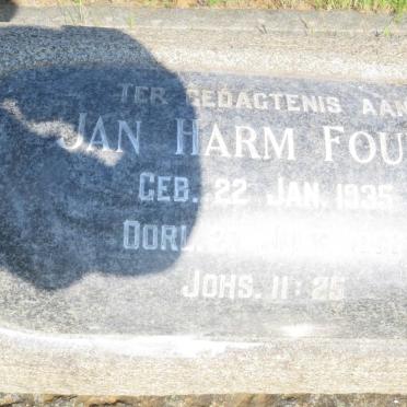 FOURIE Jan Harm 1935-1956