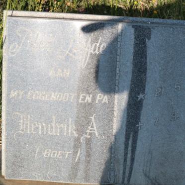 GREYLING Hendrik A. 1920-1989