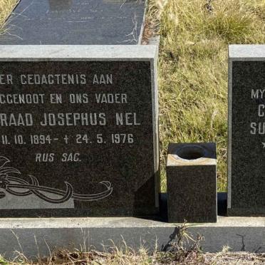 NEL Coenraad Josephus 1894-1976 &amp; Catharina Elizabeth Susanna BORNMAN 1896-1973