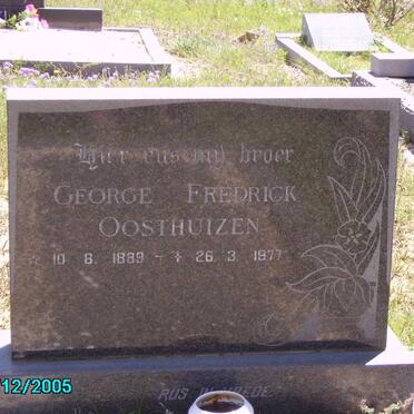OOSTHUIZEN George Fredrick 1889-1977