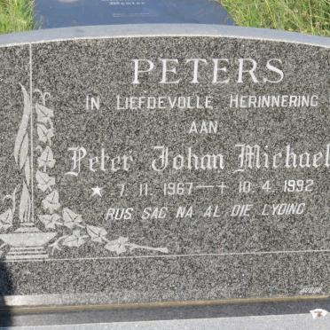 PETERS Peter John Michael 1967-1992