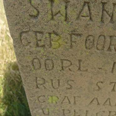 SWANEPOEL Maria Dorithea nee FOORD 1853-1945