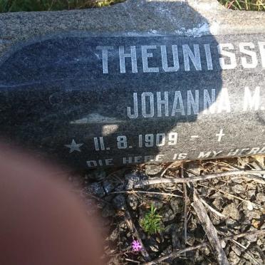 THEUNISSEN Johanna M. 1909-