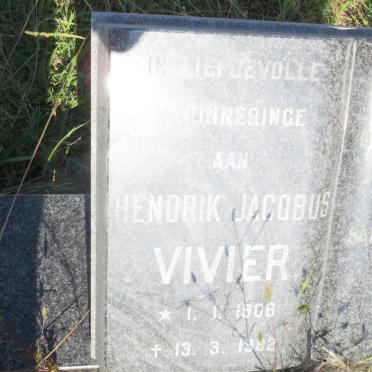VIVIER Hendrik Jacobus 1906-1982
