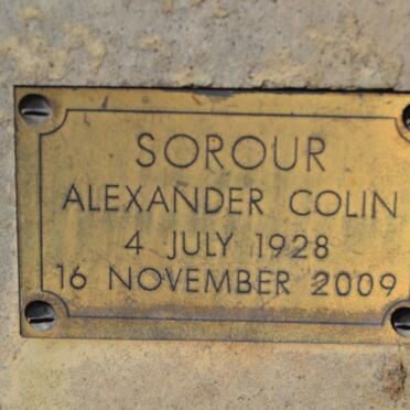 SOROUR Alexander Colin 1928-2009