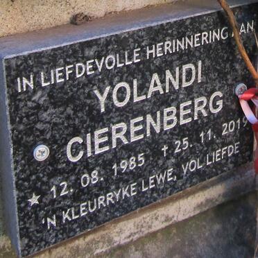 CIERENBERG Yolandi 1985-2019