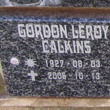 CALKINS Gordon Leroy 1927-2006
