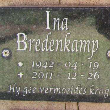 BREDENKAMP Ina 1942-2011