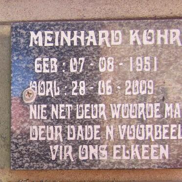 KOHRS Meinhard 1951-2009