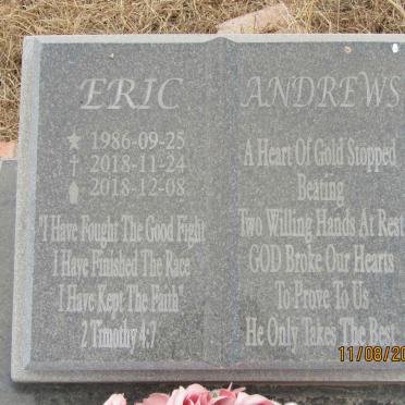 ANDREWS Eric 1986-2018