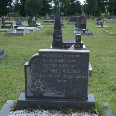 BOSMAN Jacobus J.M. 1888-1969