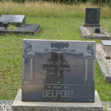 DELPORT Gerhardus J. 1897-1959 &amp; Aletha S. SWANEPOEL 1892-1975