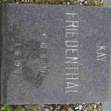 FRIEDENTHAL Kay 1907-1978