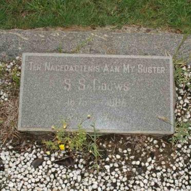 GOUWS S.S.  1876-1965