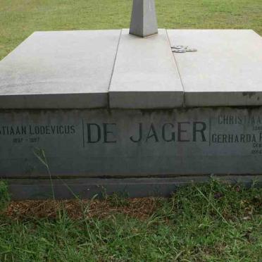 JAGER Christiaan Lodevicus, de 1807-1887 :: DE JAGER Christiaan Lodevicus 1861-1923 &amp; Gerharda Petronella C. KRIEK 1864-1935
