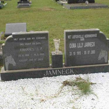 JAMNECK Johannes J.P. 1906-1963 &amp; Lilly 1915-2003