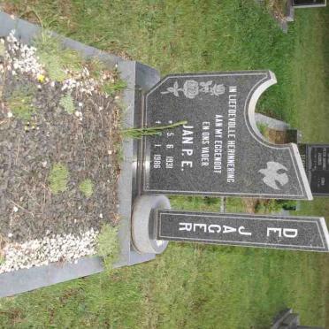 JAGER Jan P.E., de 1931-1986