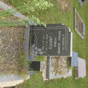 JARVIS Barbara Jacomina Susanna 1912-1982