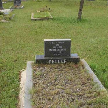 KRUGER Martha Jacomina 1880-1957