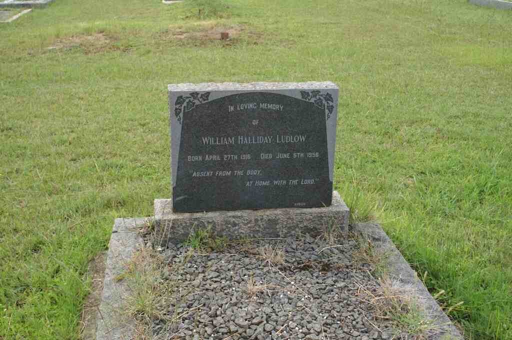 LUDLOW William Halliday 1916-1956