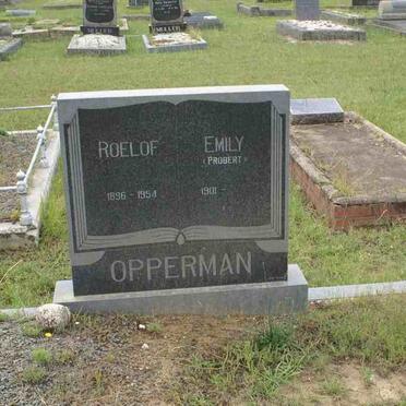 OPPERMAN Roelof 1896-1954 &amp; Emily PROBERT 1901-