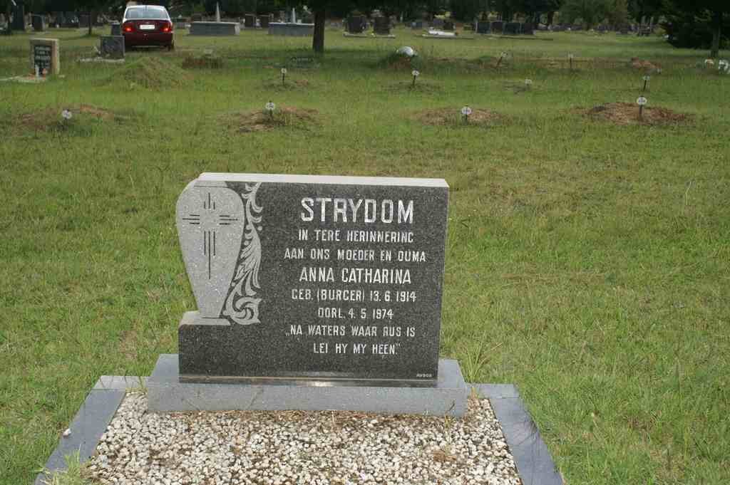 STRYDOM Anna Catharina nee BURGER 1914-1974