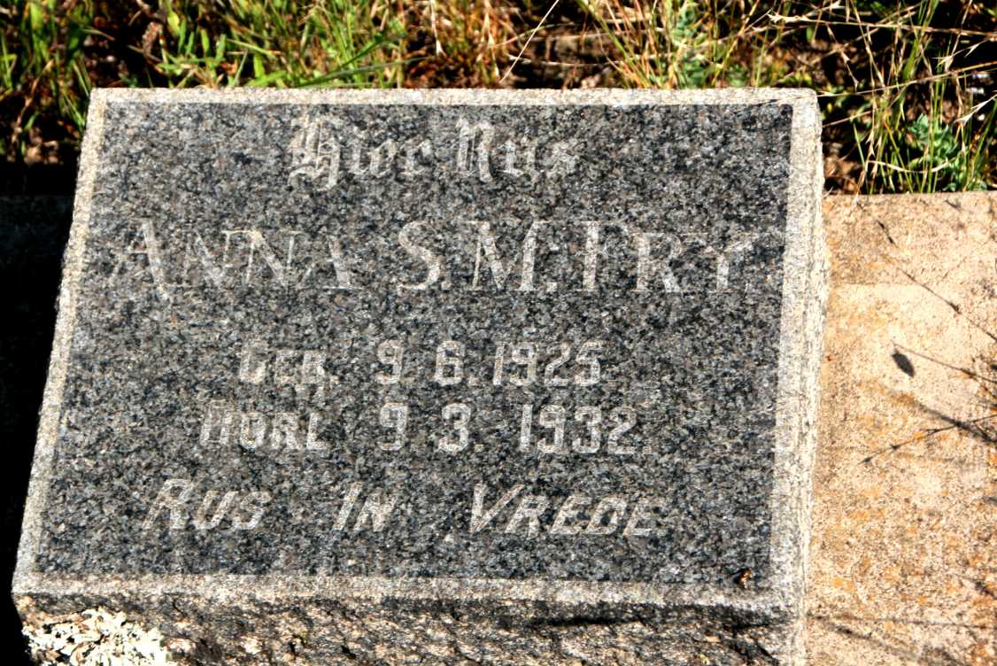 FRY Anna S.M. 1925-1932