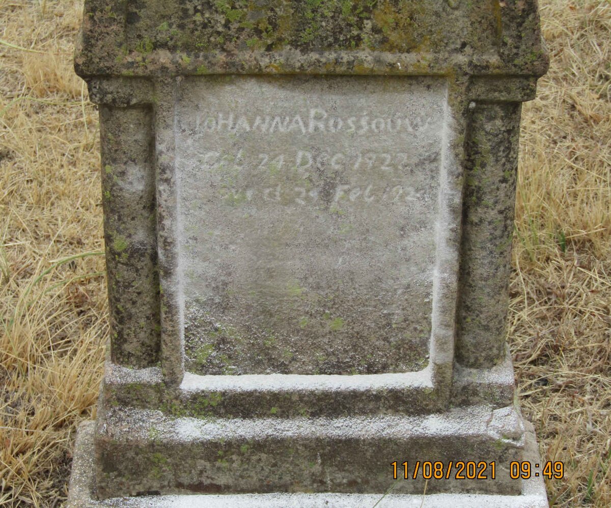 ROSSOUW Johanna 1922-1924