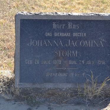 STORM Johanna Jacomina 1909-1946