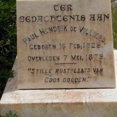 VILLIERS Paul Hendrik, de 1828-1879