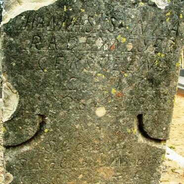 RADEMEYER Johanna Susanna nee EKSTEEN ??-??