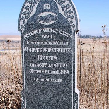 FOURIE Johannes Jacobus 1860-1932