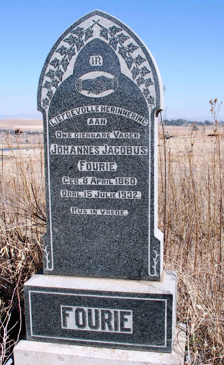 FOURIE Johannes Jacobus 1860-1932