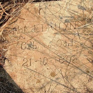 BRUYN Baba, de 1908-1908