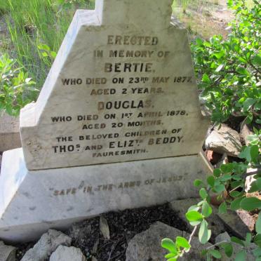 BEDDY Bertie -1877 :: BEDDY Douglas -1878