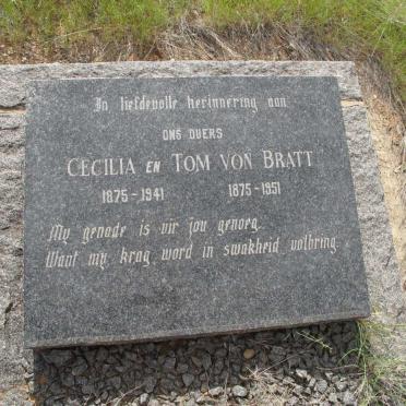 BRATT Tom, von 1875-1951 &amp; Cecilia 1875-1941