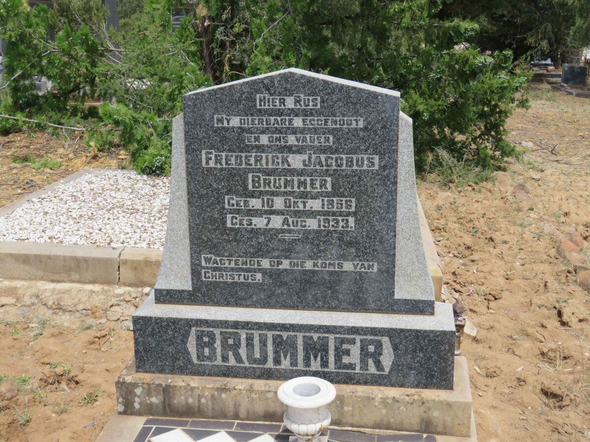 BRUMMER Frederick Jacobus 1856-1933