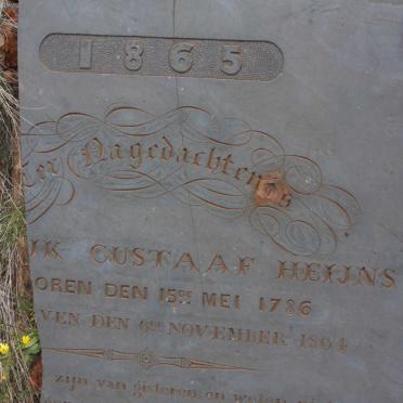 HEIJNS Fredrik Gustaaf 1786-1864 &amp; Johanna El?