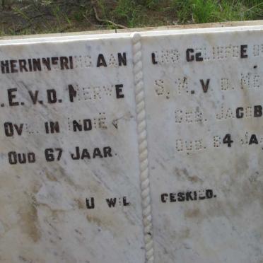MERWE R.E., v.d. &amp; S.M. JACOBS