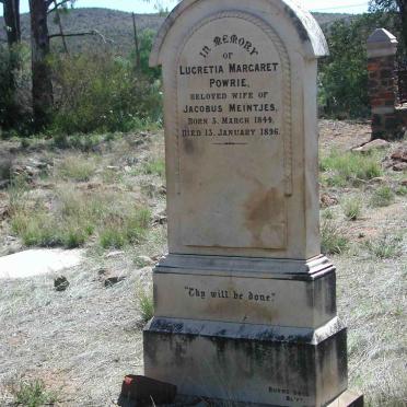 MEINTJES Lucretia Margaret nee POWRIE 1844-1896