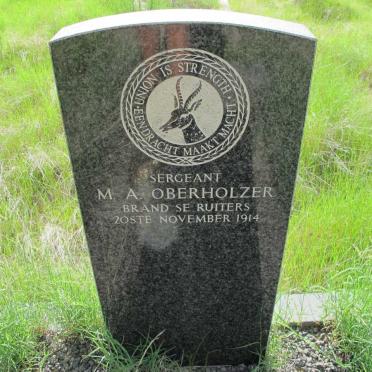 OBERHOLZER M.A. -1914