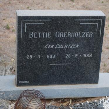 OBERHOLZER Bettie nee COERTZEN 1899-1968