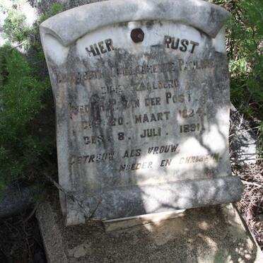 POST P., van der 1824-1891 