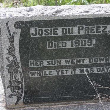 PREEZ Josie, du -1909